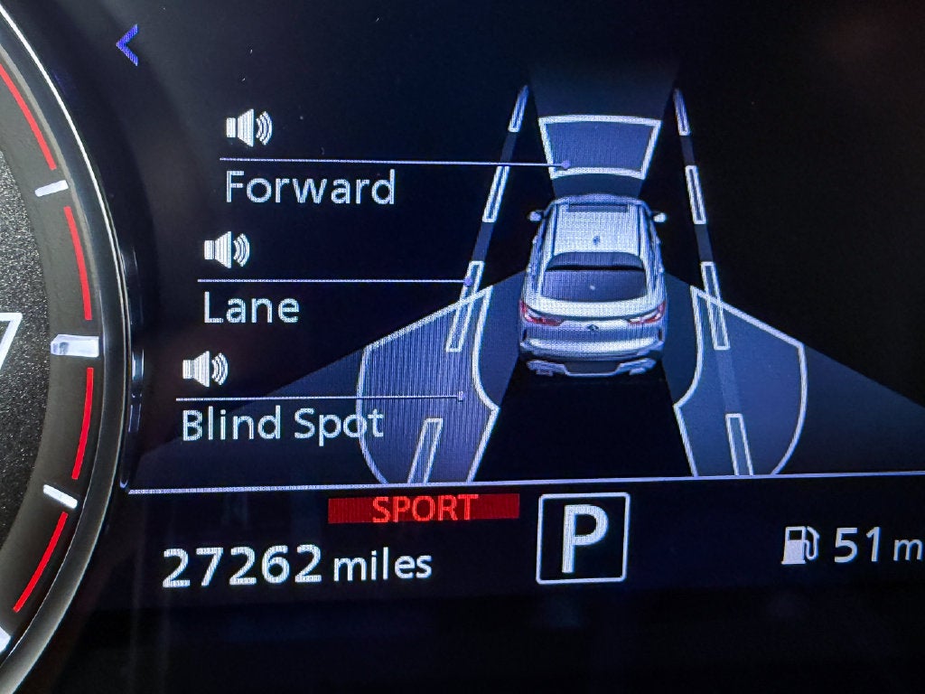 2023 INFINITI QX55 SENSORY