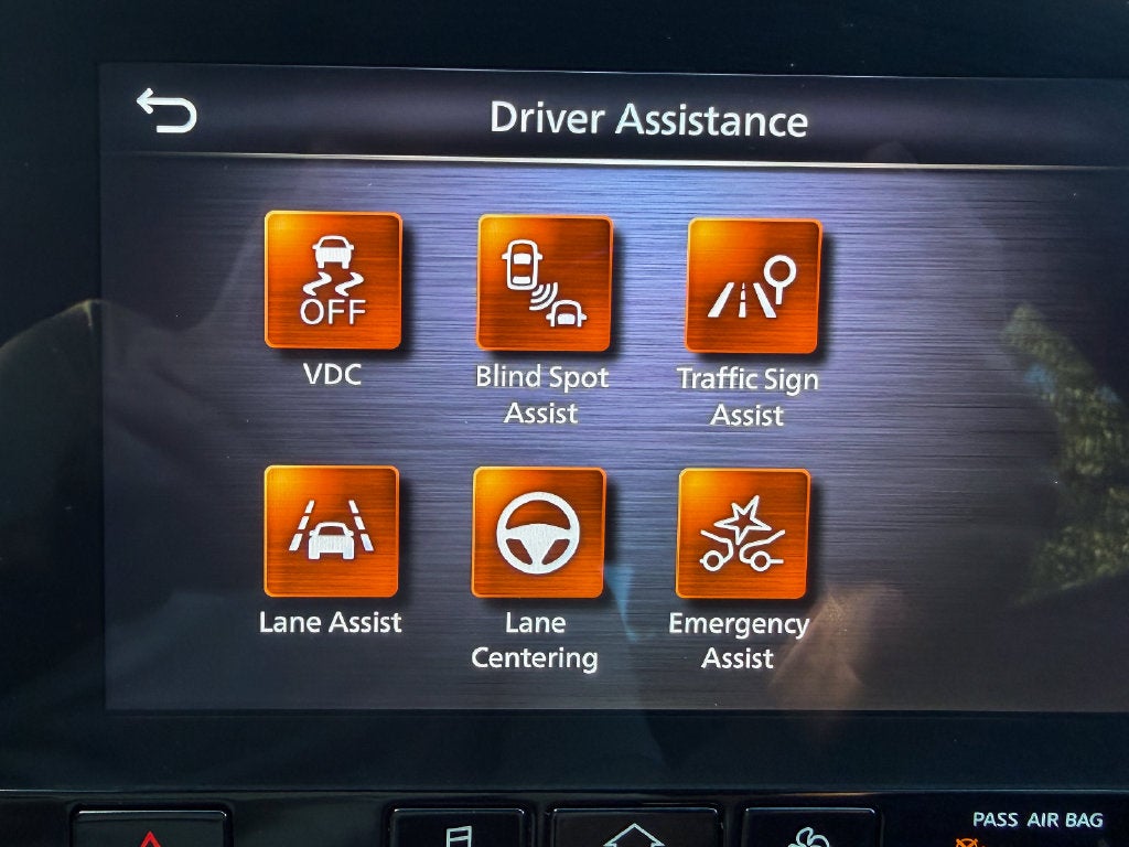 2023 INFINITI QX55 SENSORY