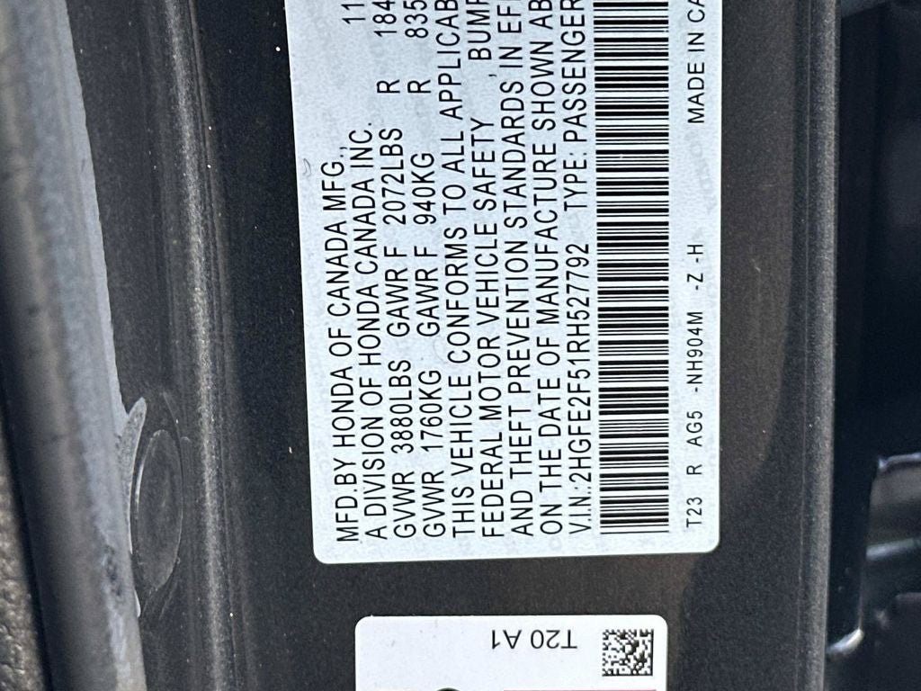 2024 Honda Civic Sport