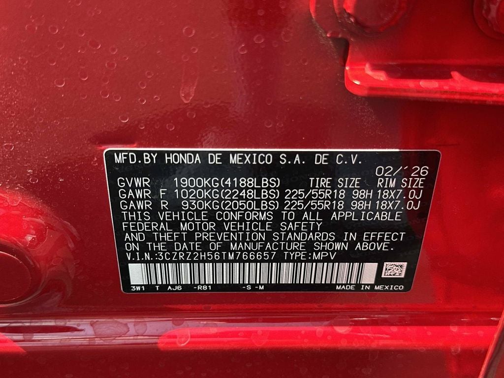 2026 Honda HR-V Sport