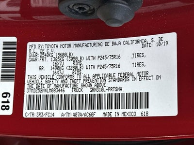 2020 Toyota Tacoma SR5 V6