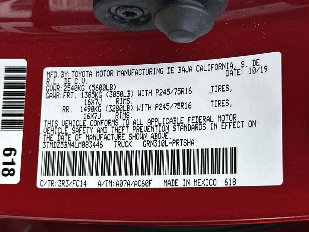 2020 Toyota Tacoma SR5 V6