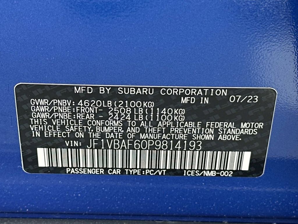 2023 Subaru WRX Premium