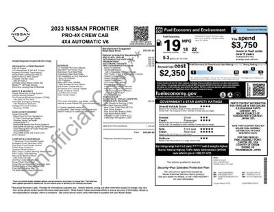 2023 Nissan Frontier PRO-4X Nissan Certified