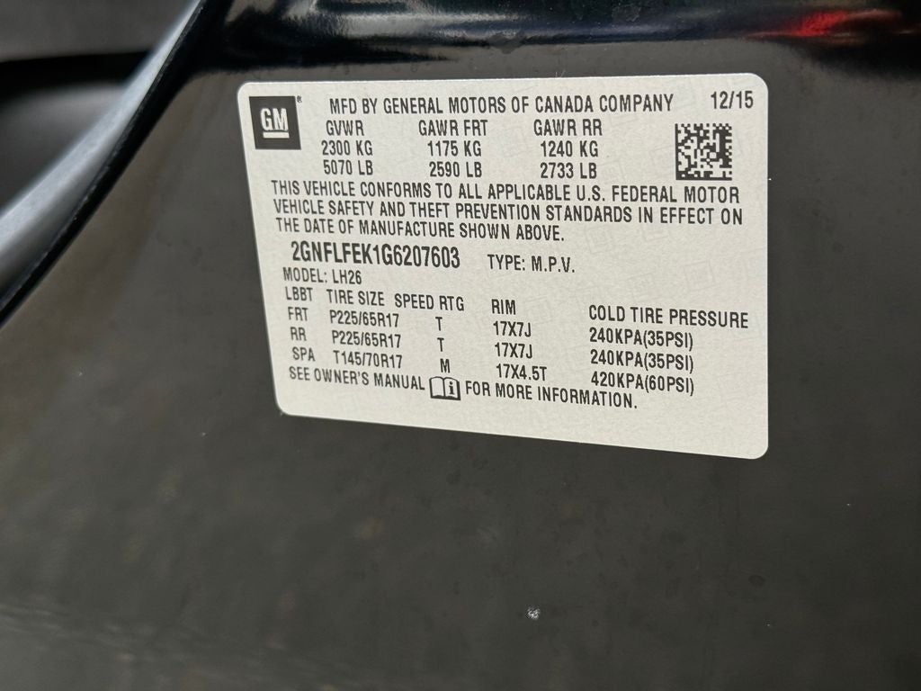 2016 Chevrolet Equinox LT