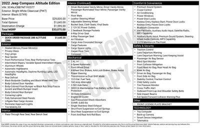 2022 Jeep Compass Latitude