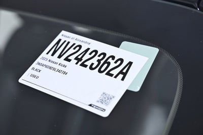2025 Nissan Kicks SR Nissan Certified
