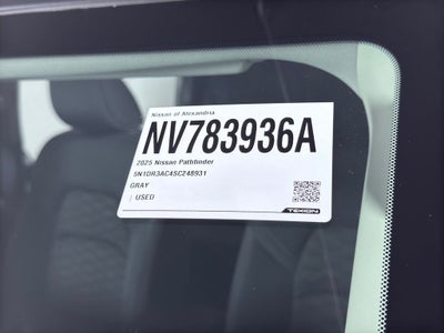 2025 Nissan Pathfinder S Nissan Certified