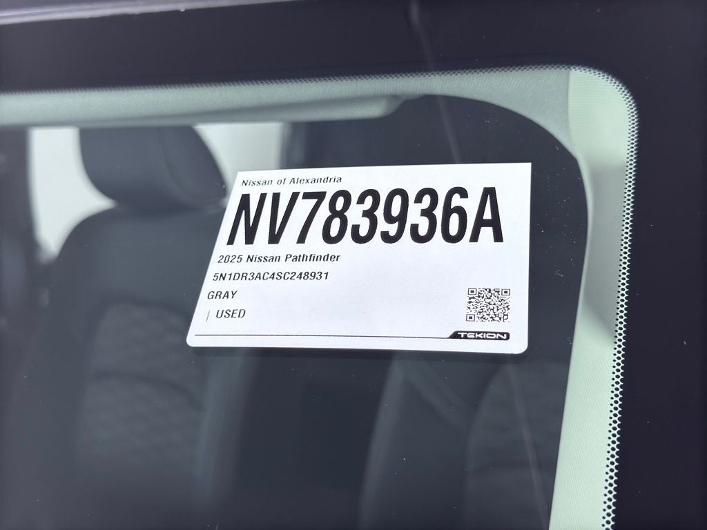 2025 Nissan Pathfinder S Nissan Certified