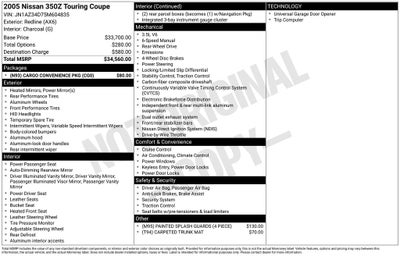 2005 Nissan 350Z Touring
