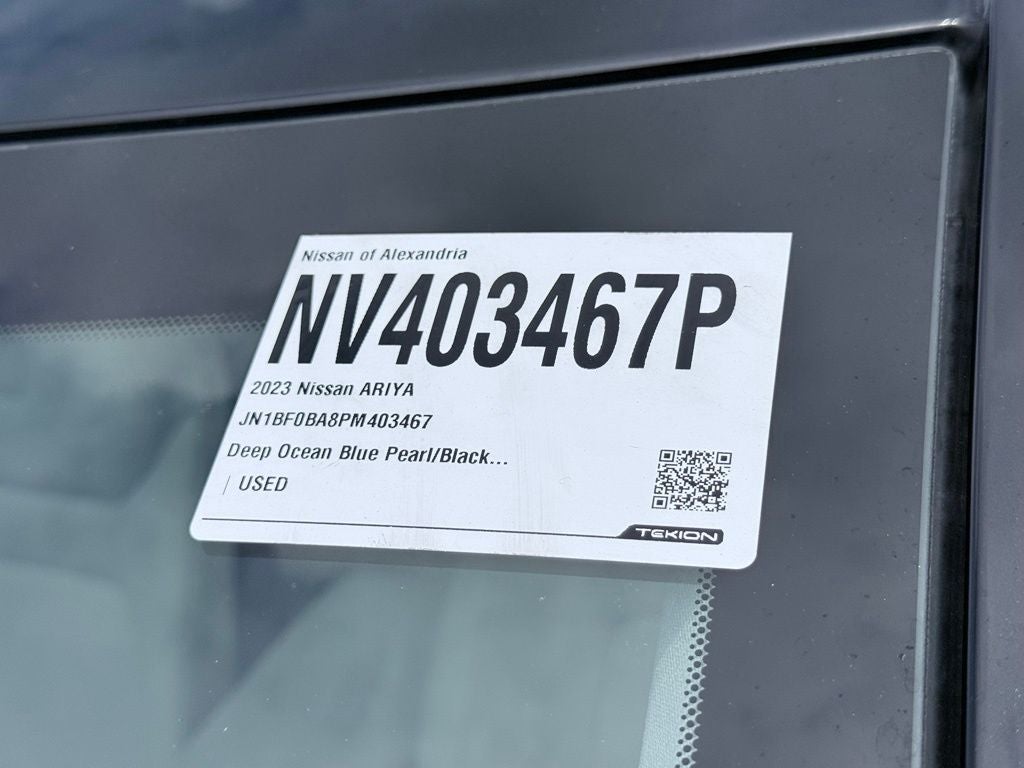 2023 Nissan Ariya EVOLVE+ EV Certified