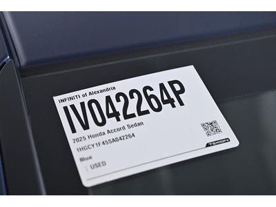 2025 Honda Accord Sedan SE