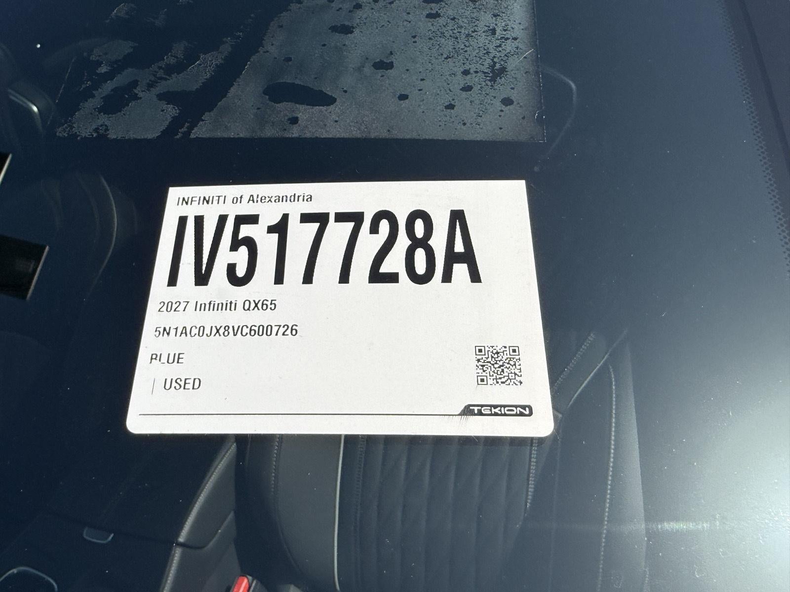 2027 INFINITI QX65 AUTOGRAPH