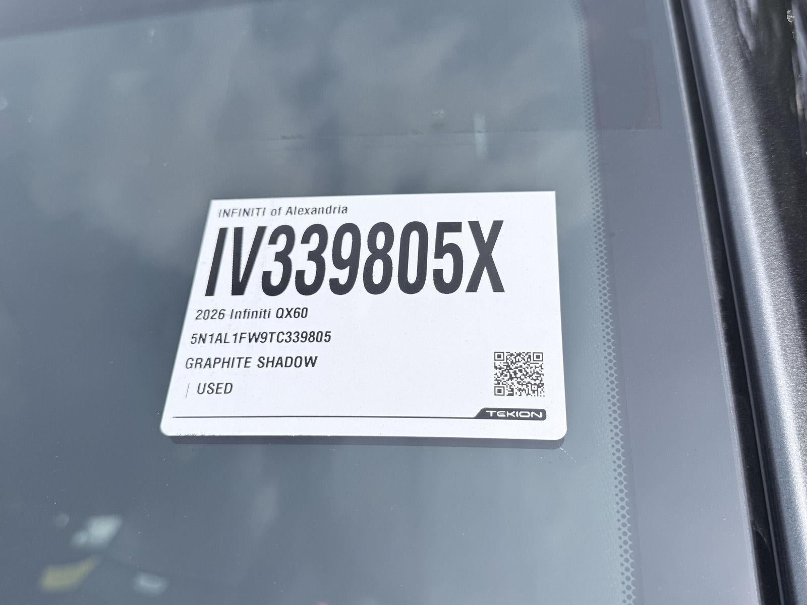2026 INFINITI QX60 SPORT