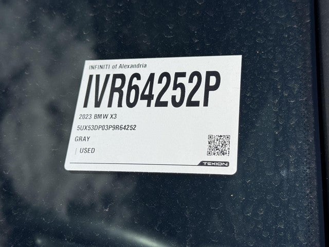 2023 BMW X3 xDrive30i