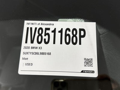 2020 BMW X3 xDrive30i