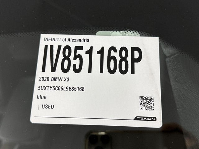 2020 BMW X3 xDrive30i