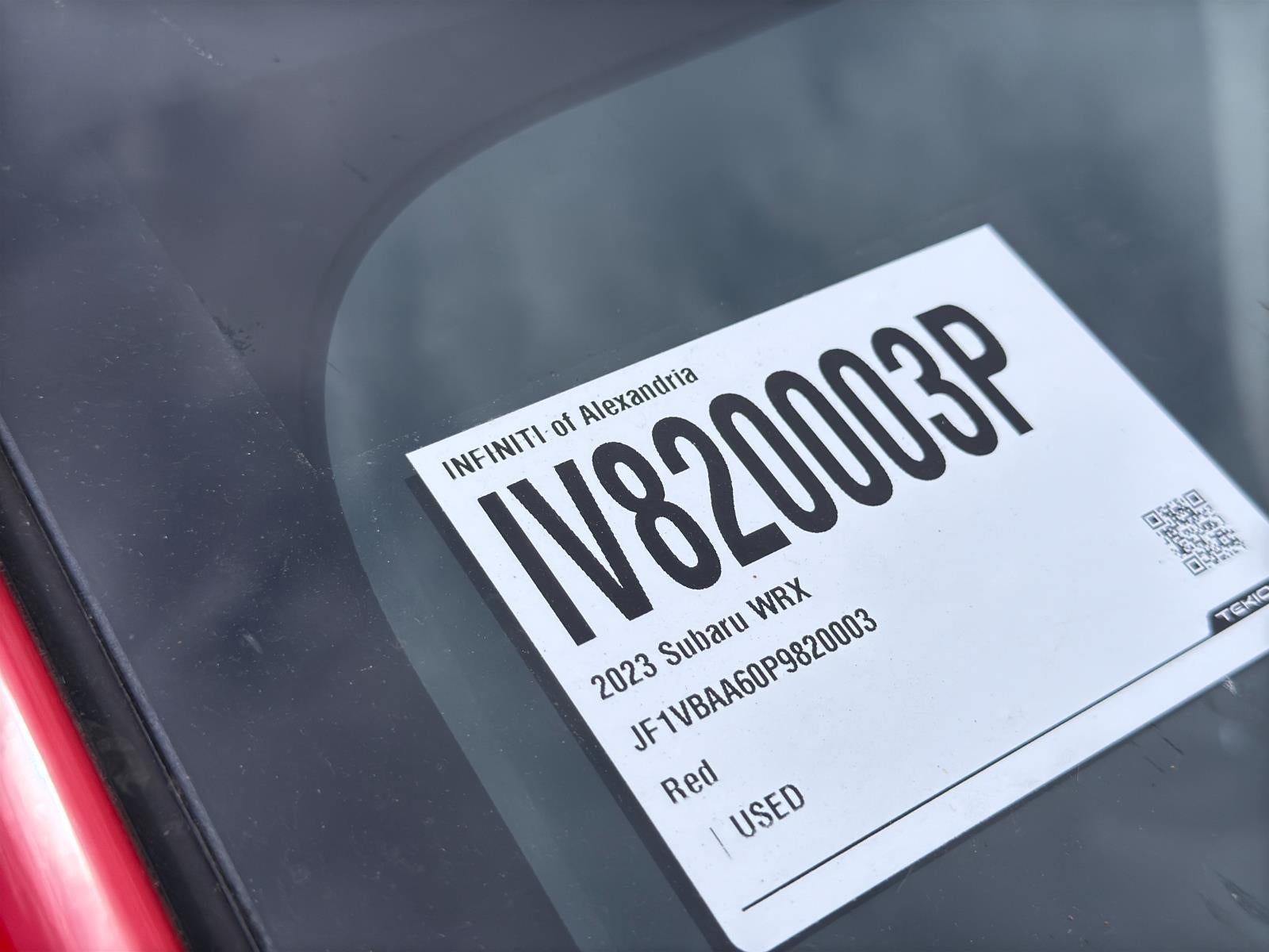 2023 Subaru WRX Manual
