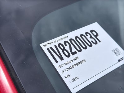 2023 Subaru WRX Manual