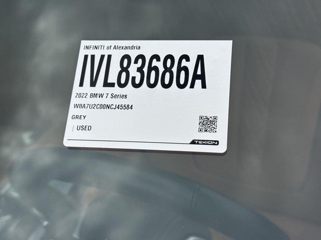 2022 BMW 7 Series 750i xDrive