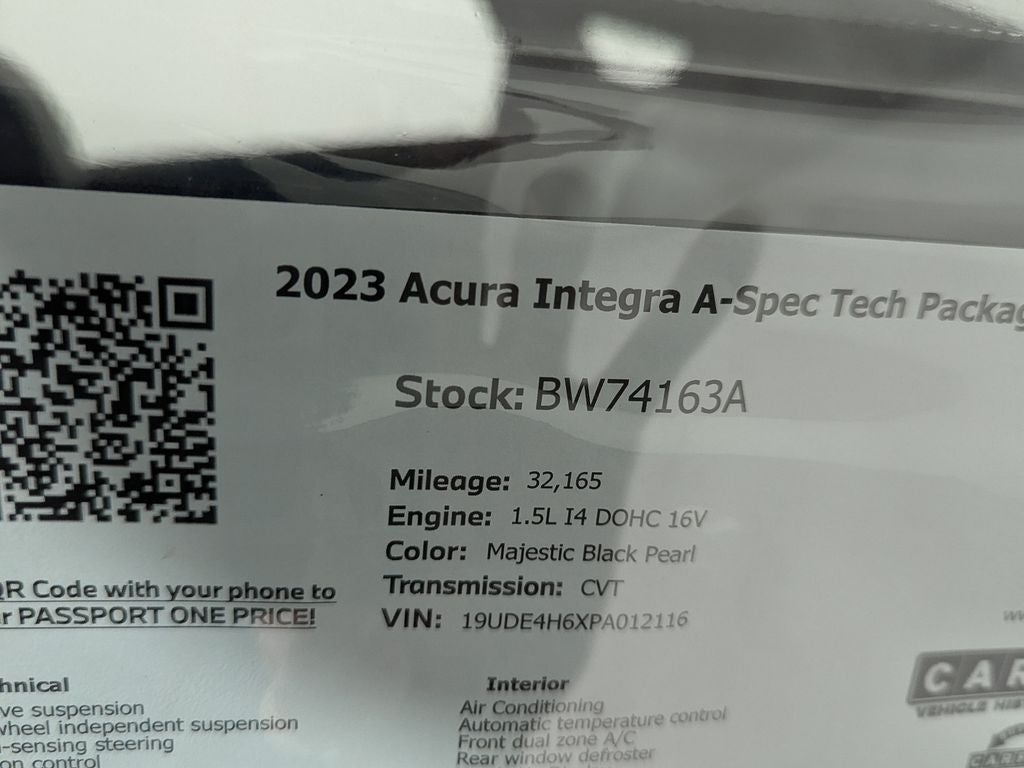 2023 Acura Integra A-Spec Tech Package
