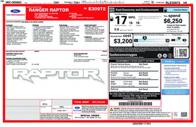 2024 Ford Ranger Raptor