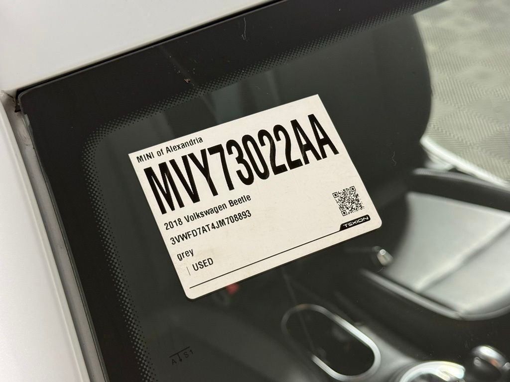 2018 Volkswagen Beetle 2.0T S