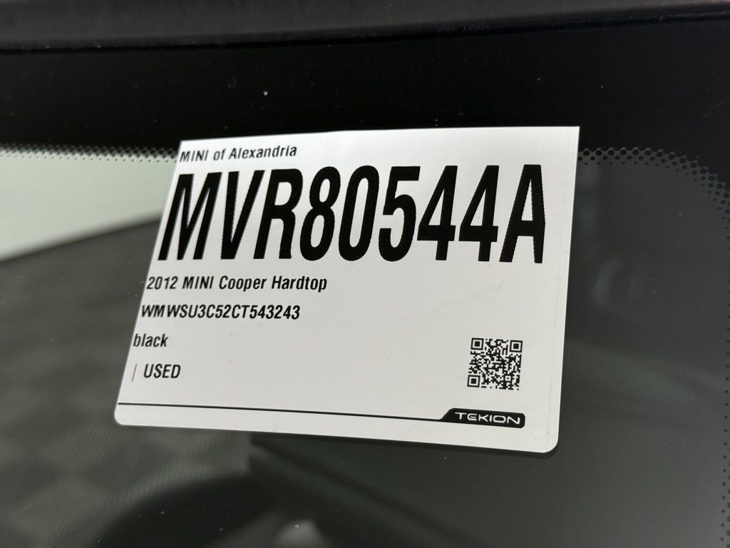 2012 MINI Cooper Hardtop 2 Door