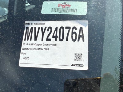 2016 MINI Cooper Countryman Base