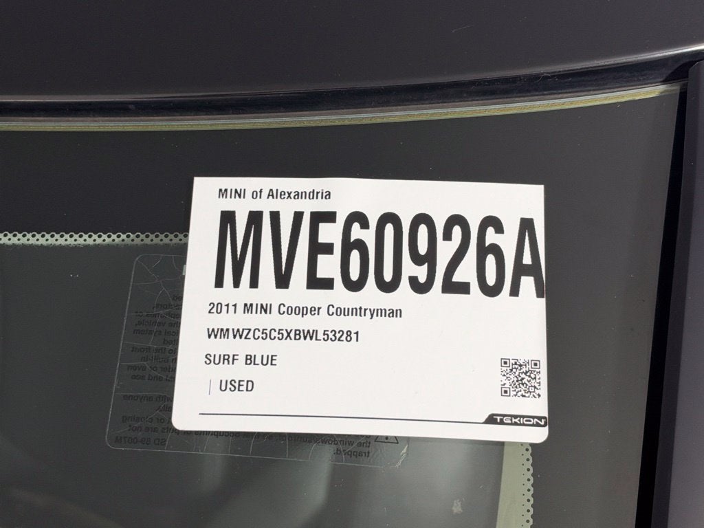 2011 MINI Cooper S Countryman ALL4