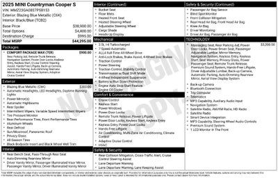 2025 MINI Cooper S Countryman Base