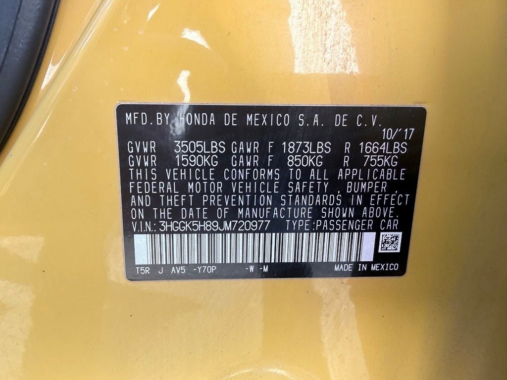 2018 Honda Fit EX