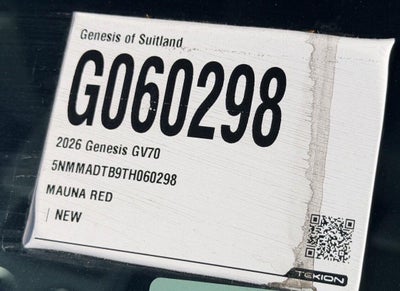 2026 Genesis GV70 2.5T Select