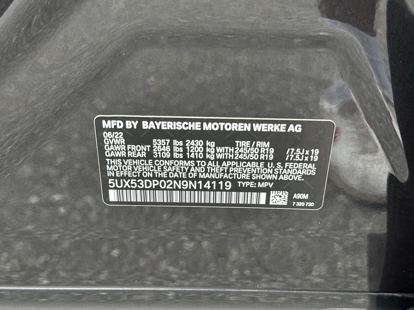 2022 BMW X3 xDrive30i