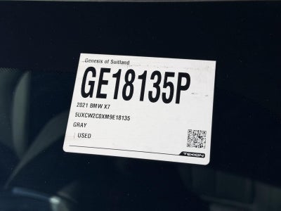 2021 BMW X7 xDrive40i
