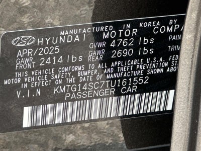 2026 Genesis G70 2.5T