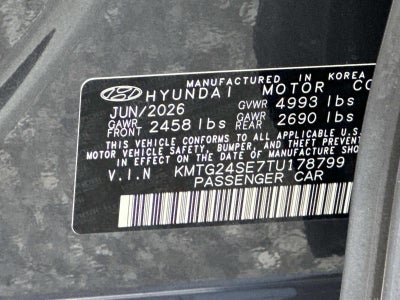 2026 Genesis G70 3.3T PRESTIGE GRAPHITE