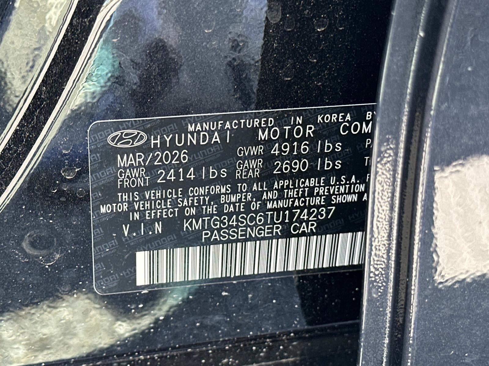 2026 Genesis G70 2.5T PRESTIGE