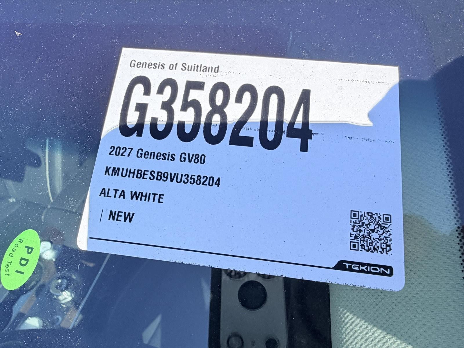 2027 Genesis GV80 2.5T Advanced
