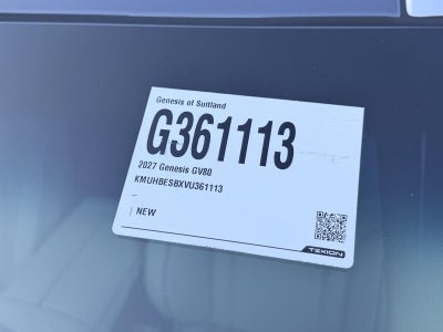 2027 Genesis GV80 2.5T Advanced