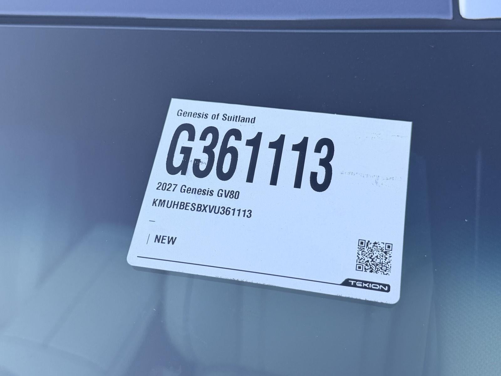 2027 Genesis GV80 2.5T Advanced