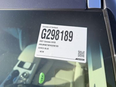 2027 Genesis GV70 2.5T Select