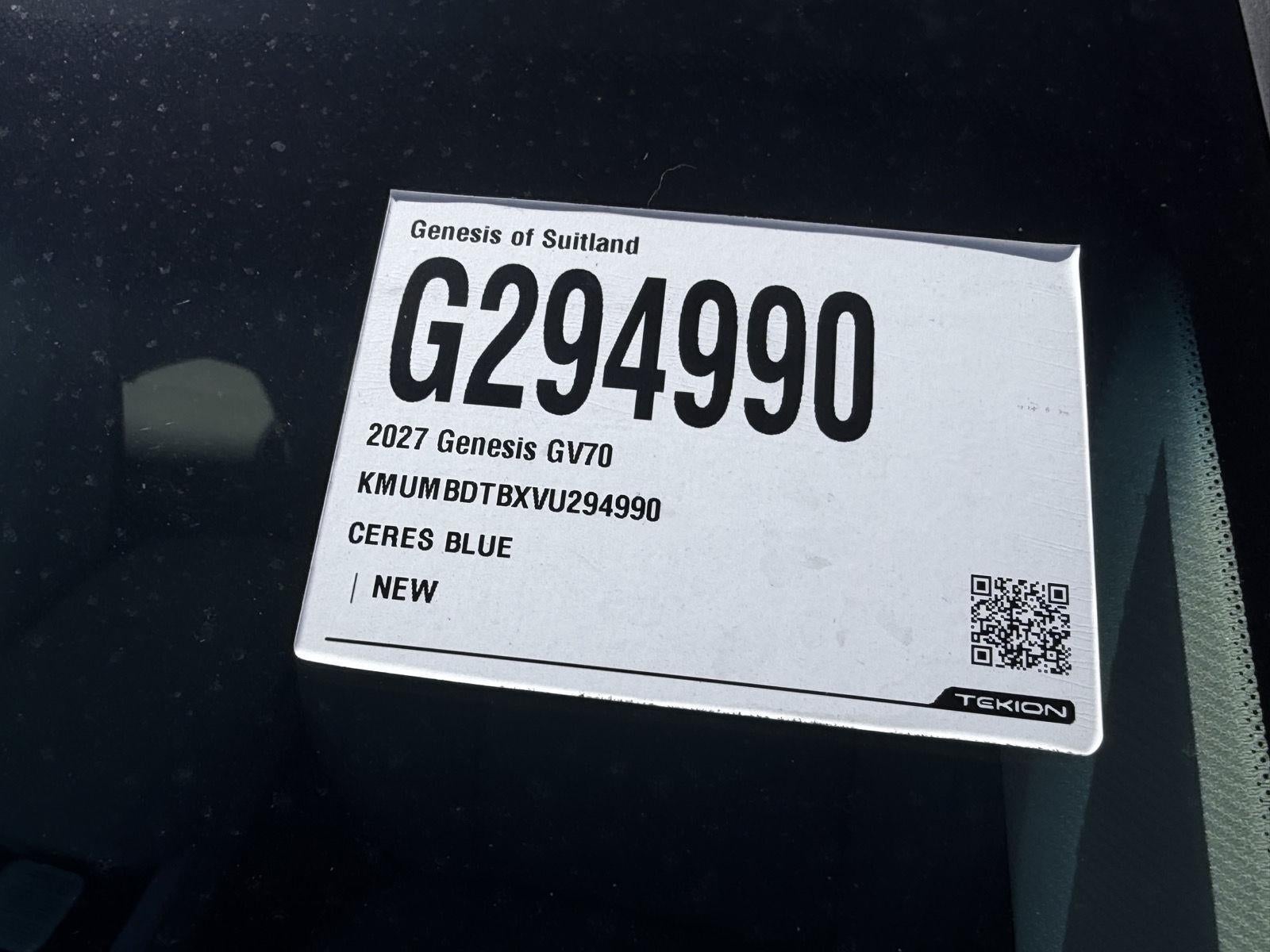 2027 Genesis GV70 2.5T Select