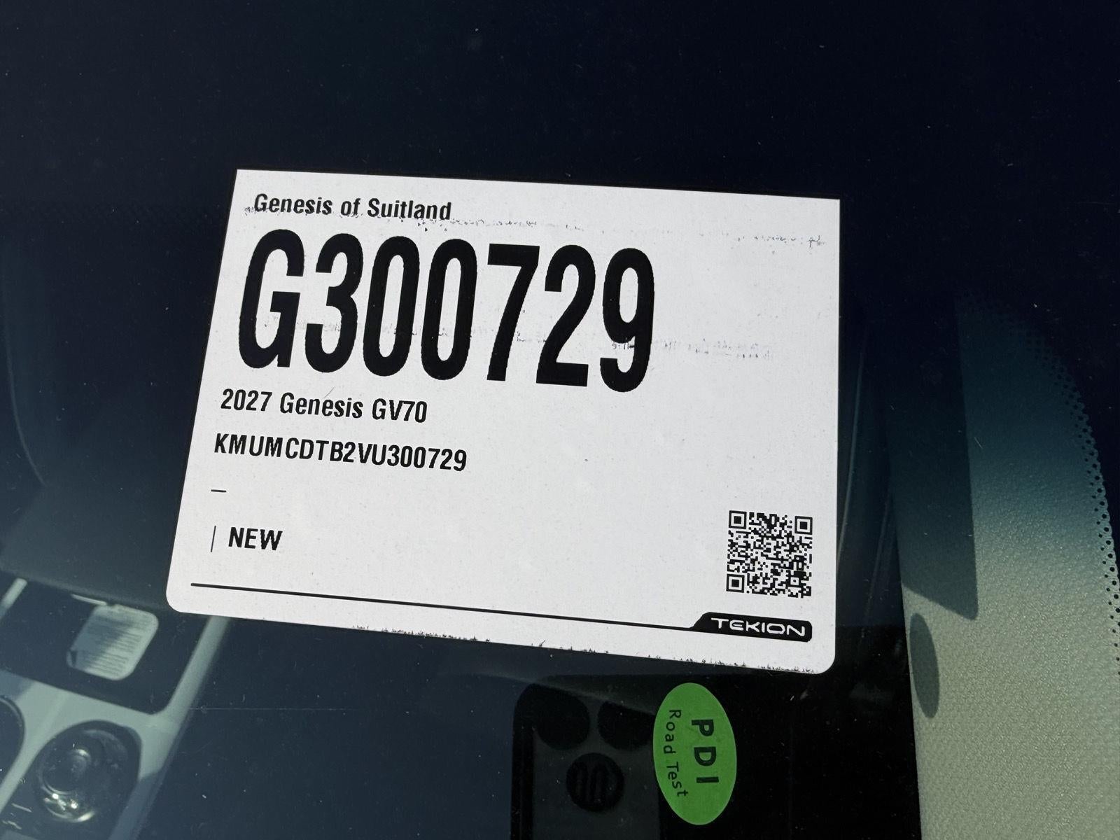 2027 Genesis GV70 2.5T Advanced