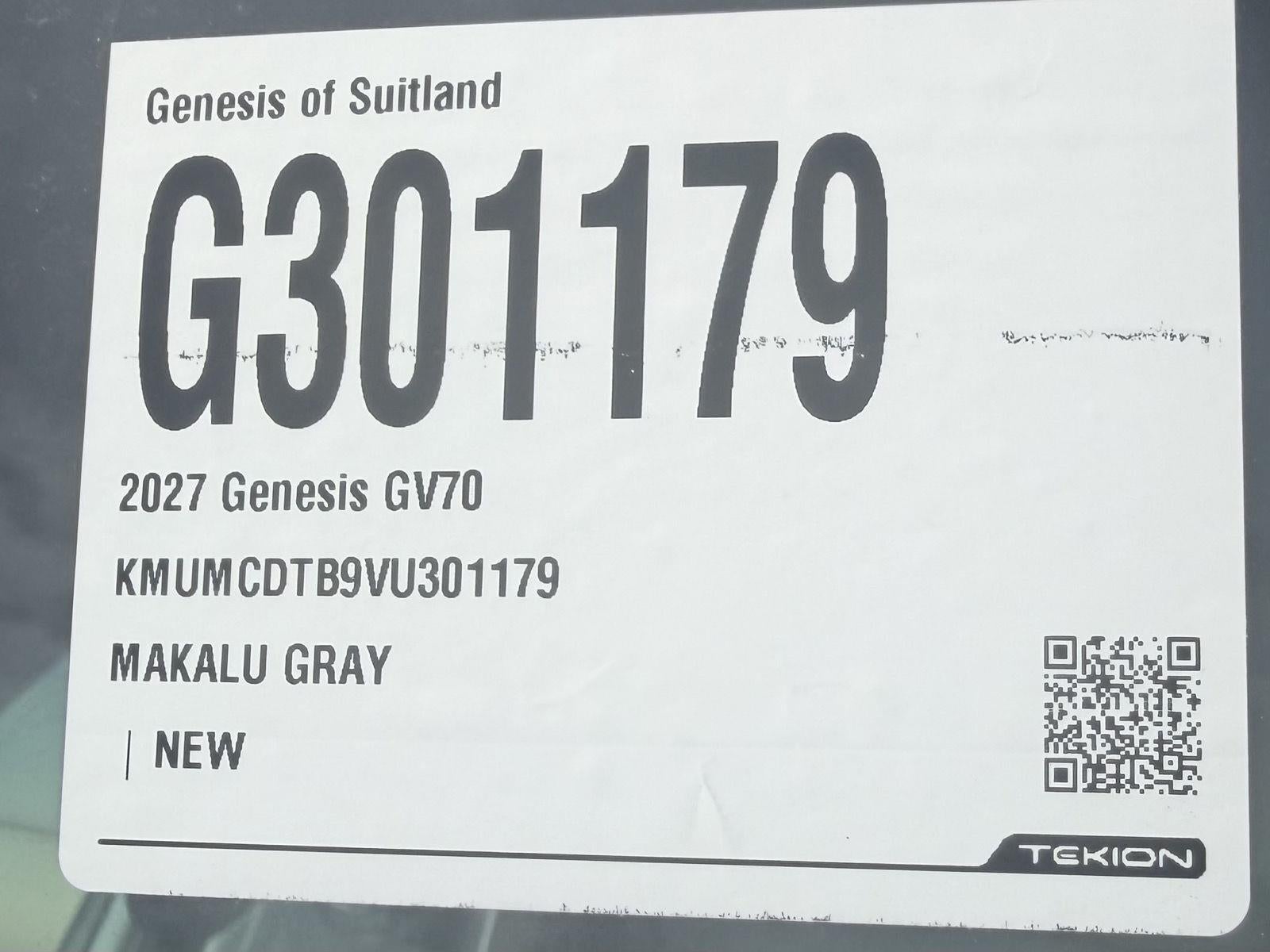 2027 Genesis GV70 2.5T Advanced
