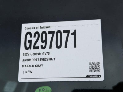 2027 Genesis GV70 2.5T Sport Prestige