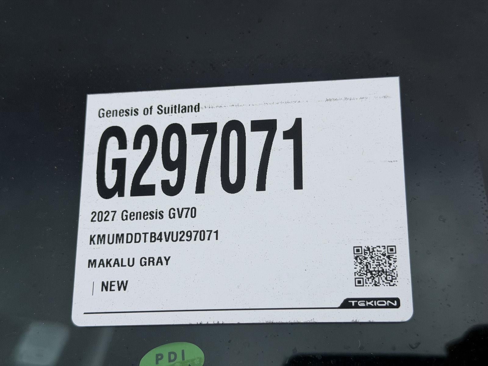 2027 Genesis GV70 2.5T Sport Prestige