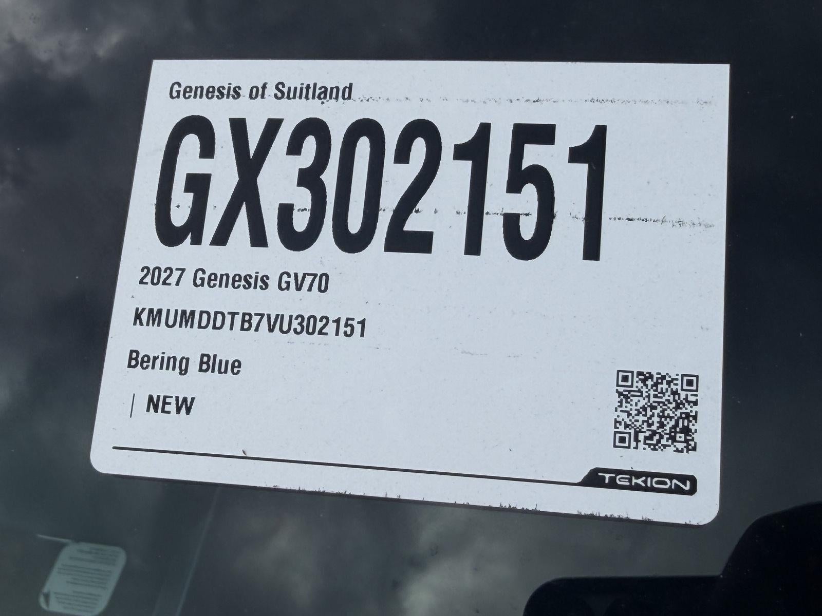 2027 Genesis GV70 2.5T Sport Prestige