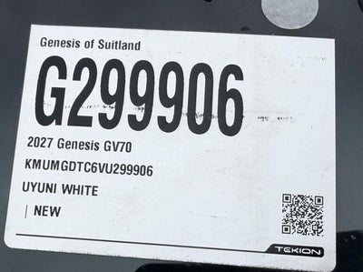 2027 Genesis GV70 3.5T Prestige Graphite