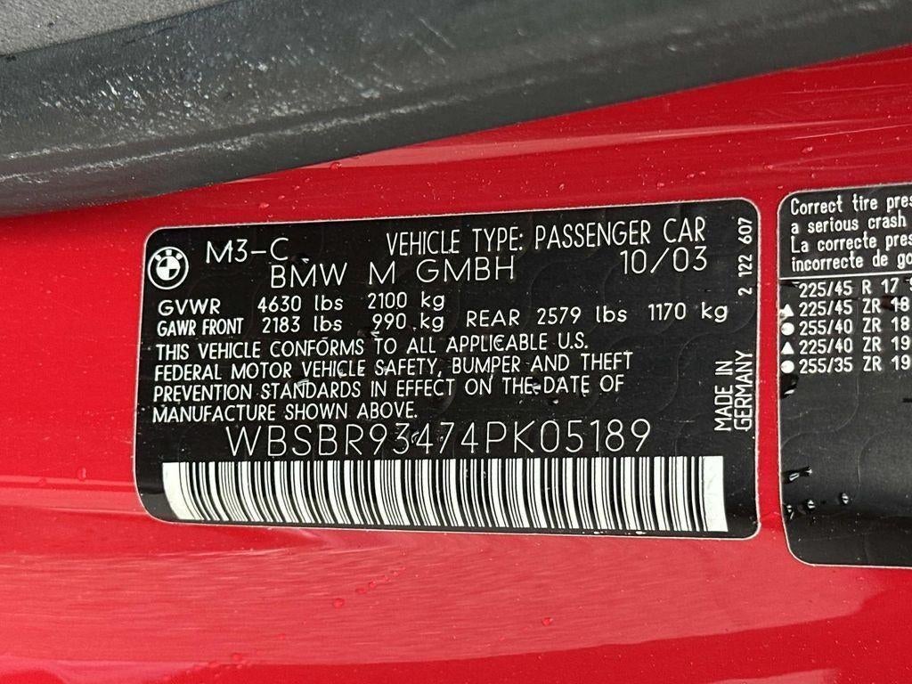 2004 BMW 3 Series M3